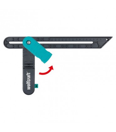 Wolfcraft 6958000 Mastar Fonksiyonlu Açı Alma Aleti
