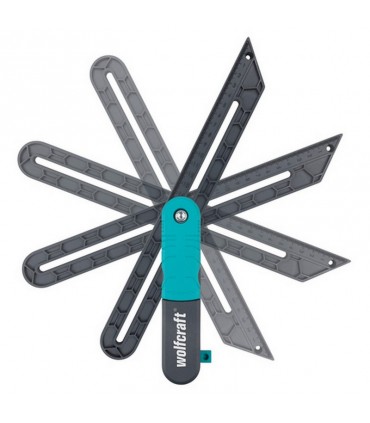 Wolfcraft 6958000 Mastar Fonksiyonlu Açı Alma Aleti