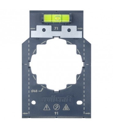 Wolfcraft 5975000 Su Terazili İşaretleme ve Hizalama Şablonu