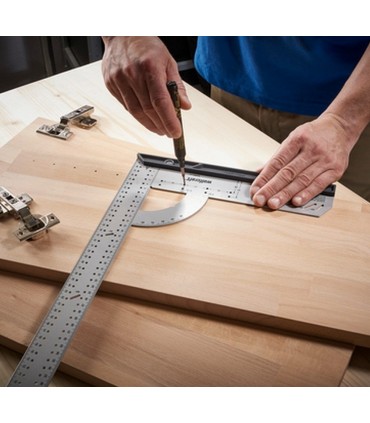 Wolfcraft 5206000 Universal 500mm Çelik Gönye