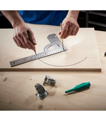 Wolfcraft 5205000 Universal 300mm Çelik Gönye