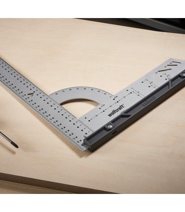 Wolfcraft 5205000 Universal 300mm Çelik Gönye