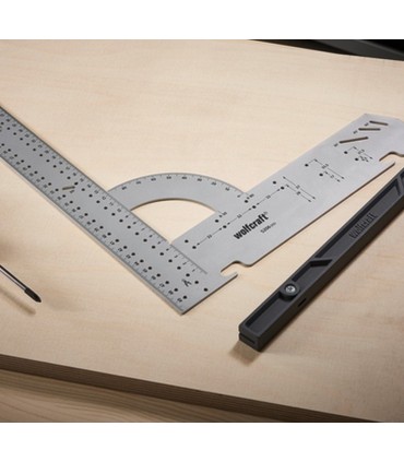 Wolfcraft 5205000 Universal 300mm Çelik Gönye