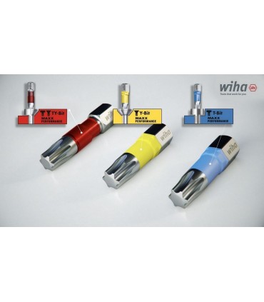 Wiha 7041TY TY Bits Uç Seti 49mm Yıldız PH2 5P 42119