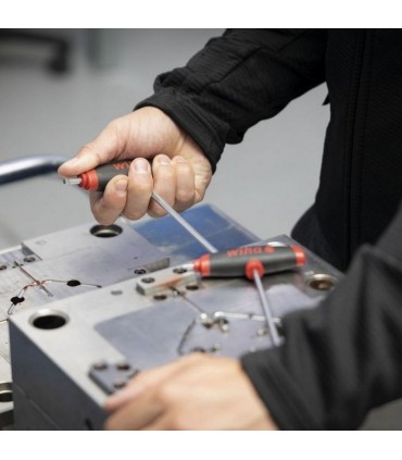 Wiha 334DS ComfortGrip T-Saplı Alyan Tornavida 8 x 200mm 26170