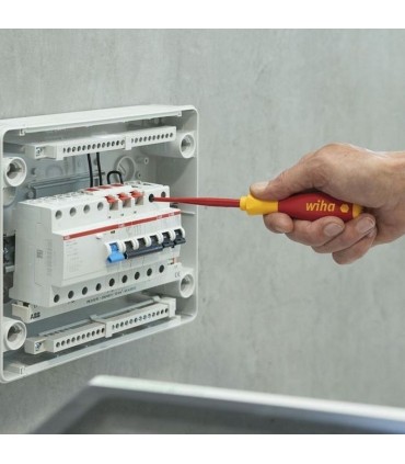 Wiha 3201 SoftFinish Düz VDE Tornavida slimFix 1.2 x 6.5 x 150mm 35392