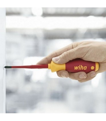Wiha 3201 SoftFinish Düz VDE Tornavida slimFix 1.2 x 6.5 x 150mm 35392
