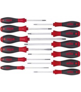Wiha 302 SoftFinish Yıldız Düz Torx Tornavida Seti 12P 41002