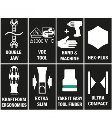 Wera W2 Tamir Seti Kraftform Kompakt 05135870001