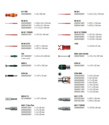 Wera W2 Tamir Seti Kraftform Kompakt 05135870001