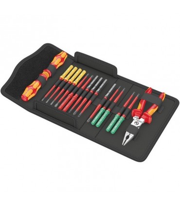 Wera VDE 17 Tool Finder Ekstra İnce 1 Geçmeli Uçlu Penseli Tornavida Set 05006612001