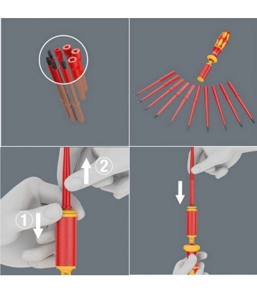 Wera VDE 16 Torklu Tornavida 1,2-3,0Nm İnce Uçlu Set 05135906001