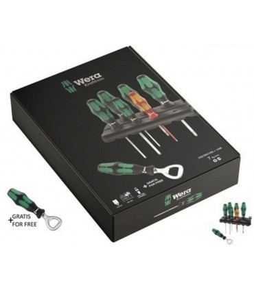 Wera 335/350/160i Düz Yıldız Tornavida Seti 6P Açacaklı 05203775001