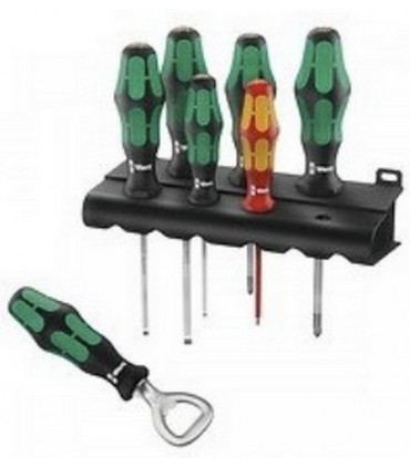 Wera 335/350/160i Düz Yıldız Tornavida Seti 6P Açacaklı 05203775001