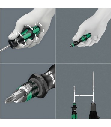 Wera Tornavida Bits Seti Kraftform Kompakt 12 05135942001