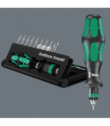 Wera Tornavida Bits Seti Kraftform Kompakt 12 05135942001