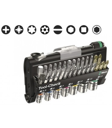 Wera Tool-Check 1 Zyklop Mini Cırcır Seti 05073220001