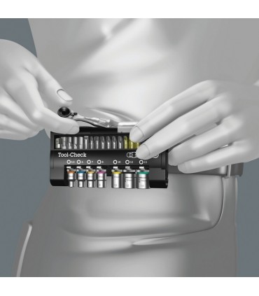 Wera Tool-Check 1 Zyklop Mini Cırcır Seti 05073220001