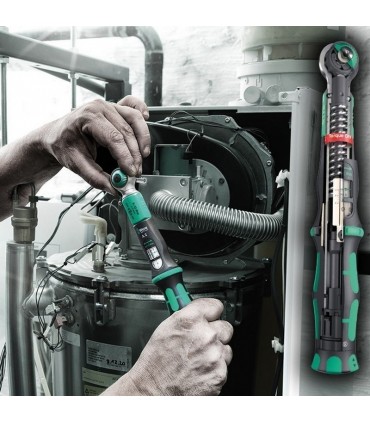 Wera Safe-Torque A1 Tork Anahtarı 2-12Nm Cırcır 1/4" Set Lokma 05075830001