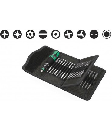 Wera Kraftform Kompakt 62 Tornavida Bits Seti 05059297001