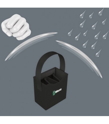 Wera Kraftform 2go 100 VDE Çantalı Tornavida Seti 11P 05004310001