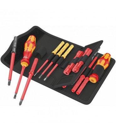 Wera KK VDE 18 Tool Finder Üniversal 2 Geçmeli Uçlu Tornavida Set 05006614001