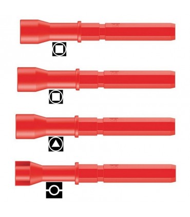 Wera KK VDE 18 Tool Finder Üniversal 1 Geçmeli Uçlu Tornavida Set 05006613001