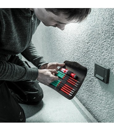 Wera KK VDE 17 Tool Finder Paslanmaz Ekstra İnce 1 Geçmeli Uçlu Tornavida Set 05006631001