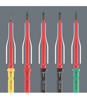 Wera KK VDE 17 RA 1 Geçmeli Uçlu Tornavida Set Emperyal 05006619001