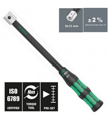 Wera Click-Torque XP3 9x12 Değişken Uçlu Torkmetre 15-150Nm 05075672001