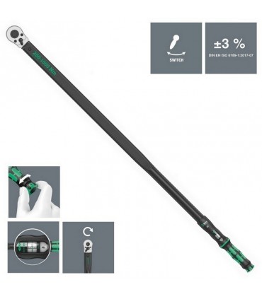 Wera Click-Torque E1 Tork Anahtarı 200-1000Nm Cırcır 3/4" 05075630001
