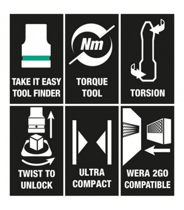Wera Click-Torque C3 Torkmetre Seti 1 40-200Nm Cırcır 1/2" 05075680001