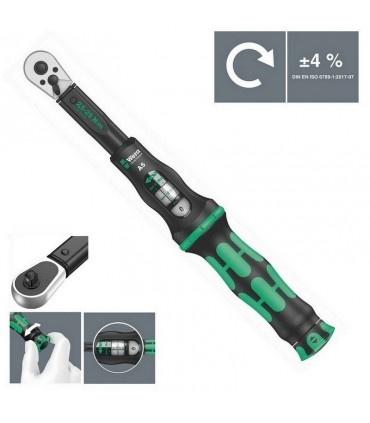 Wera Click-Torque A5 Tork Anahtarı 2,5-25Nm Cırcır 1/4" Lokma 05075604001