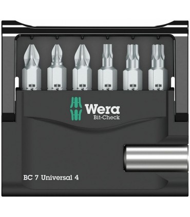 Wera Bit-Check 7 Universal 4 Bits Seti 05135810001