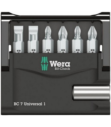 Wera Bit-Check 7 SB Universal 1 Bits Seti 05073406001