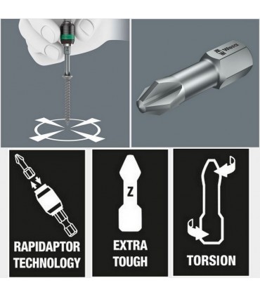 Wera Bit-Safe 61 Universal 1 Bits Seti 05057122001