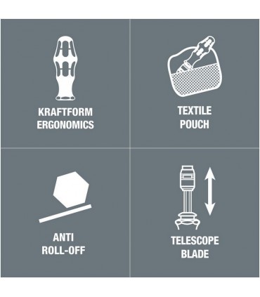 Wera Bit-Check 22 Tornavida Bits Seti 05051023001