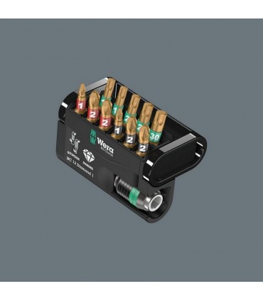 Wera Bit-Check 12 Diamond 1 Bitorsion Bits Seti 05057421001