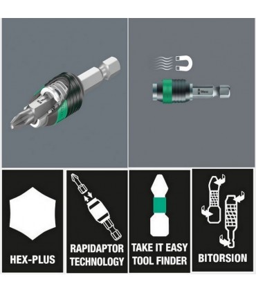 Wera Bit-Check 12 Bitorsion 1 Bits Seti 05057420001