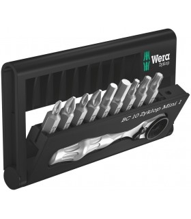 Wera Bit-Check 10 Zyklop Mini 1 Cırcır Bits Seti 05073645001