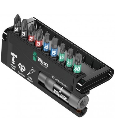 Wera Bit-Check 10 Impaktor 1 Bits Seti 05057680001