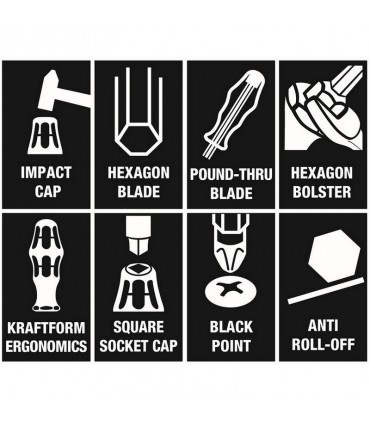 Wera 977 Keski Tornavida Torx TX30x150mm 05024404001