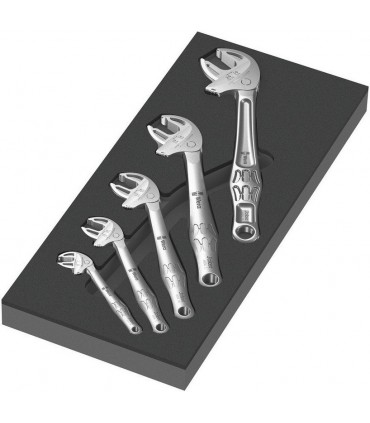 Wera 9732 Özel Kesim Sünger 6004 Joker Cırcırlı Kurbağacık Anahtar Set 1 5P 05150122001