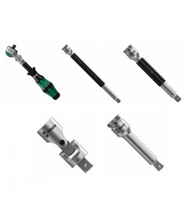 Wera 9720 Özel kesim Sünger 8000A Zyklop 1/4" Cırcır Lokma Set 1 37P 05150110001