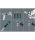 Wera 9720 Özel kesim Sünger 8000A Zyklop 1/4" Cırcır Lokma Set 1 37P 05150110001
