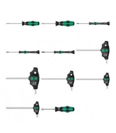 Wera 9713 Özel kesim Sünger Hex Tornavida Set 1 12P 05150104001