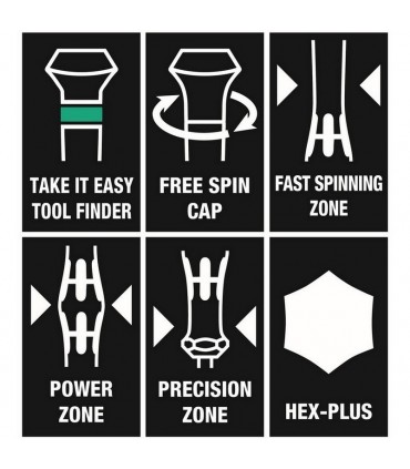 Wera 9713 Özel kesim Sünger Hex Tornavida Set 1 12P 05150104001