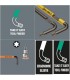 Wera 967 SXL Renkli Allen Anahtar Torx TX8 Blacklaser 05024481001