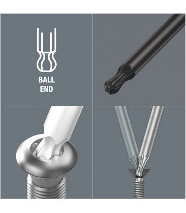 Wera 967 PKXL Allen Anahtar Topbaş Torx TX30 Uzun 05024468001