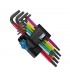 Wera 967/9 SL HF Torx Renkli Allen Anahtar Seti Kısa 05024179001